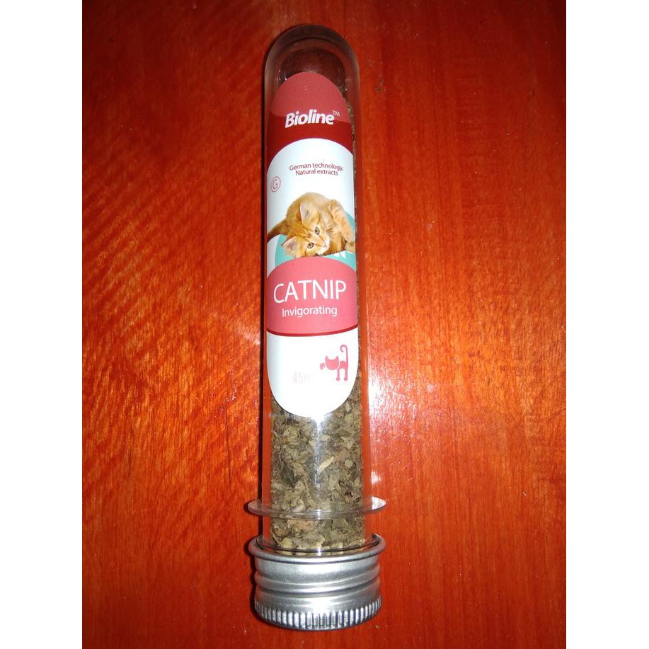 

14.84Ftgrdujh- Bioline Catnip Cat Nip Kucing Kering Bisa Di Makan 45Ml -Toko-Boneka.