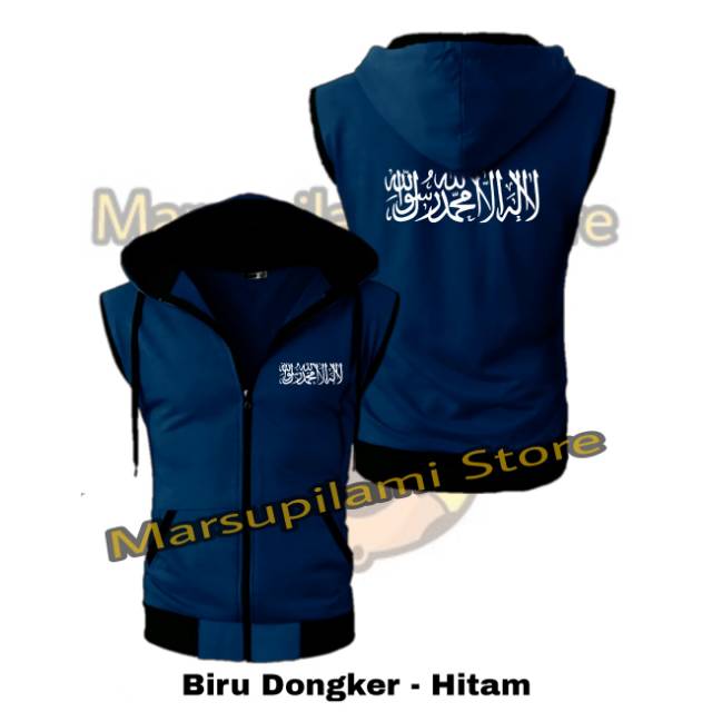 Jaket Rompi Zipper Tauhid Islam Terbaru