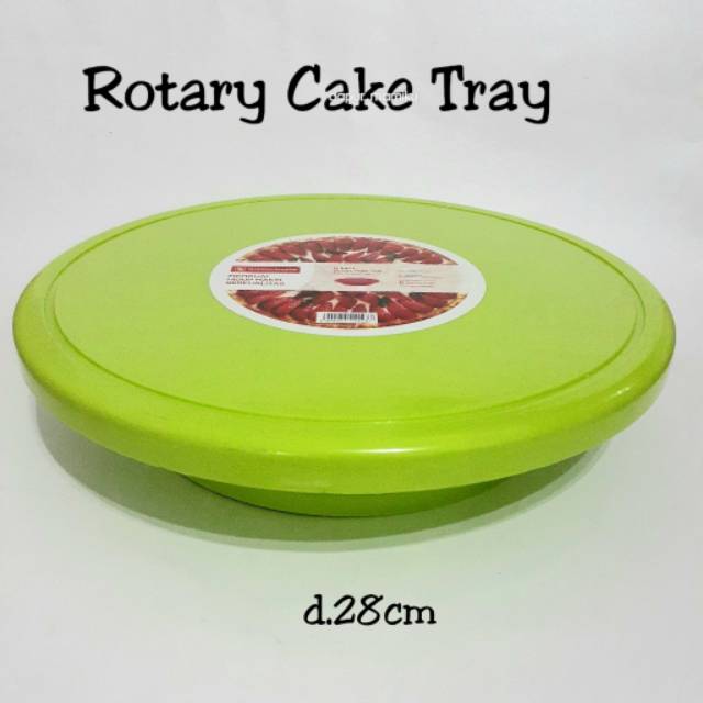 Rotary Cake Tray Meja Putar Baki Penyaji Penghias Kue Nampan Maspion Tatakan Table Lazy Susan