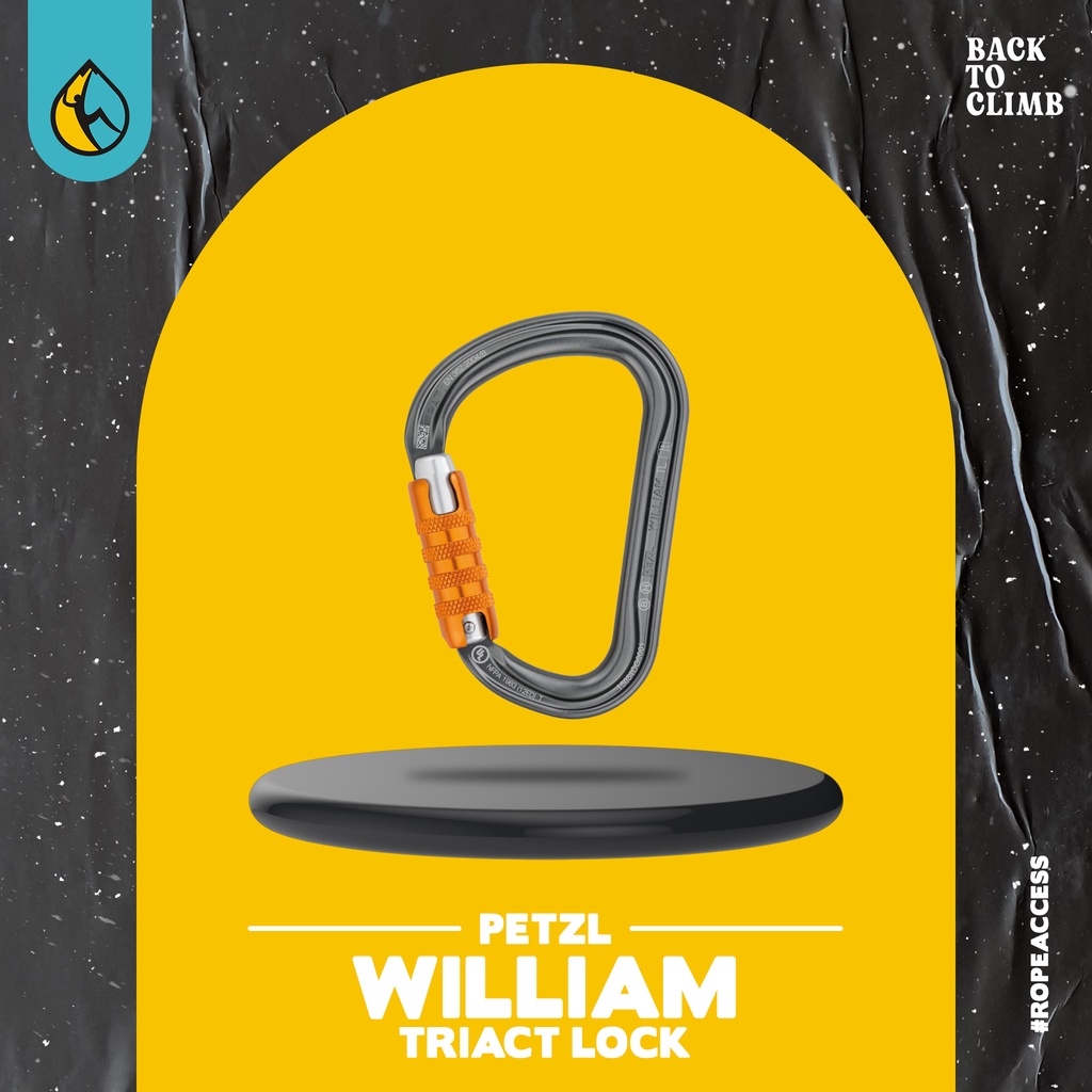 Petzl William Carabiner triact lock