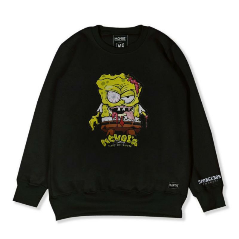 Sweater Crewneck Kartun Zombie Mcvois Premium Distro