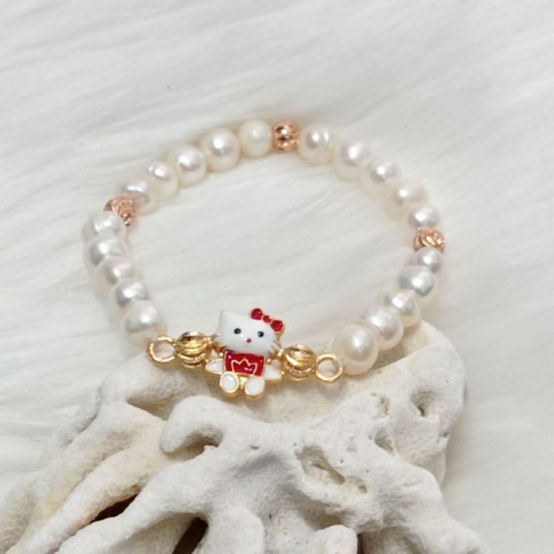 BERSERTIFIKAT GELANG ANAK MUTIARA  LOMBOK GELANG ANAK PEREMPUAN