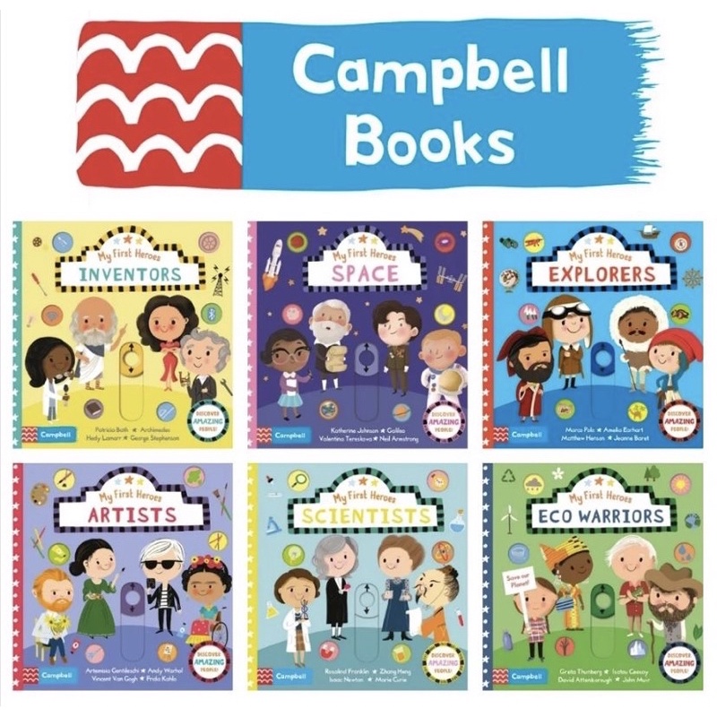 

Buku campbell My First Heroes: Artist / Scientist