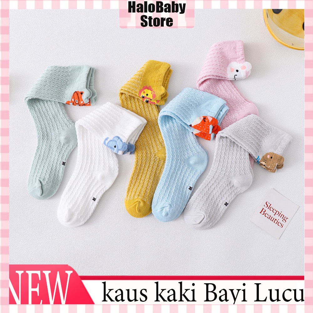 Halobaby Kaos Kaki Panjang Bayi Perempuan Cewek Anti Slip / Baby Socks