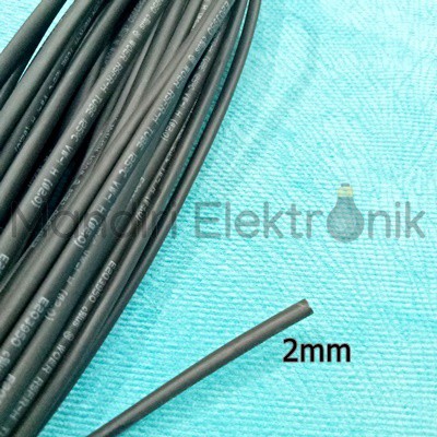 Heatshrink Selongsong Kabel Bakar 2 mm per meter