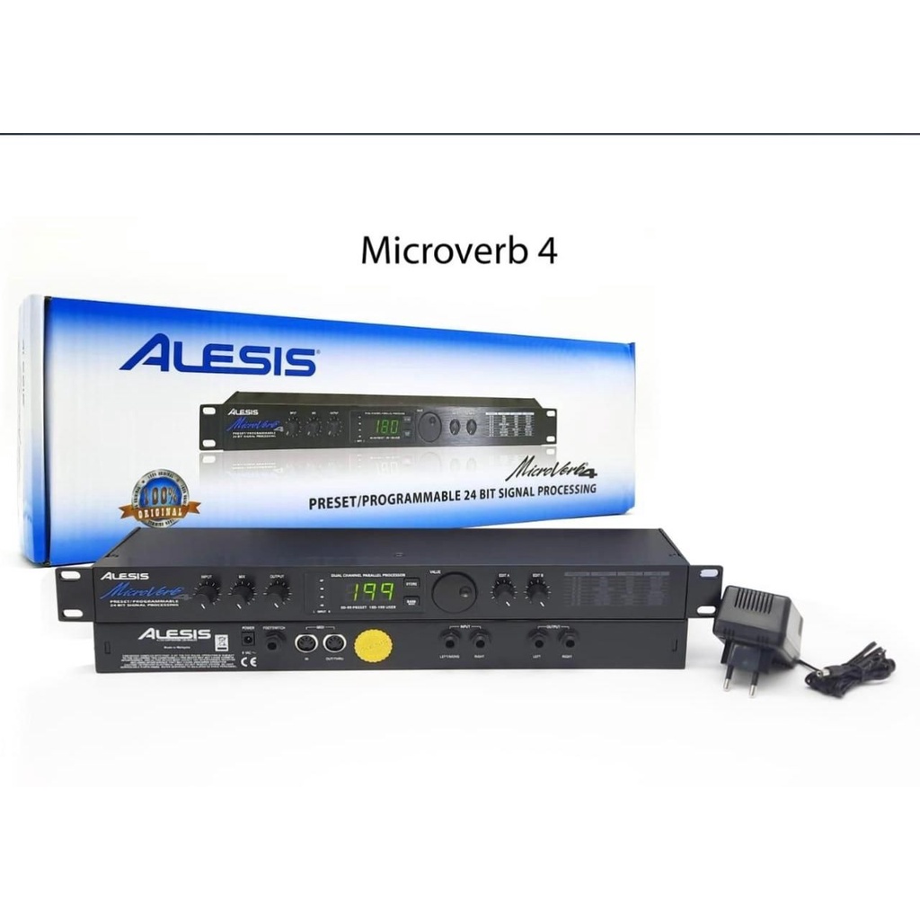 EFFECT VOCAL ALESIS MICROVERB 4 EFEK VOKAL ALESIS MICROVERB4