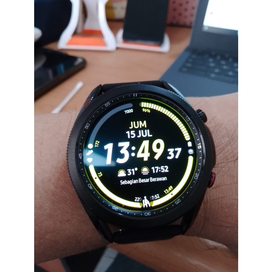 SMARTWATCH SAMSUNG GALAXY WATCH 3 SECOND 45MM MULUS LIKE NEW