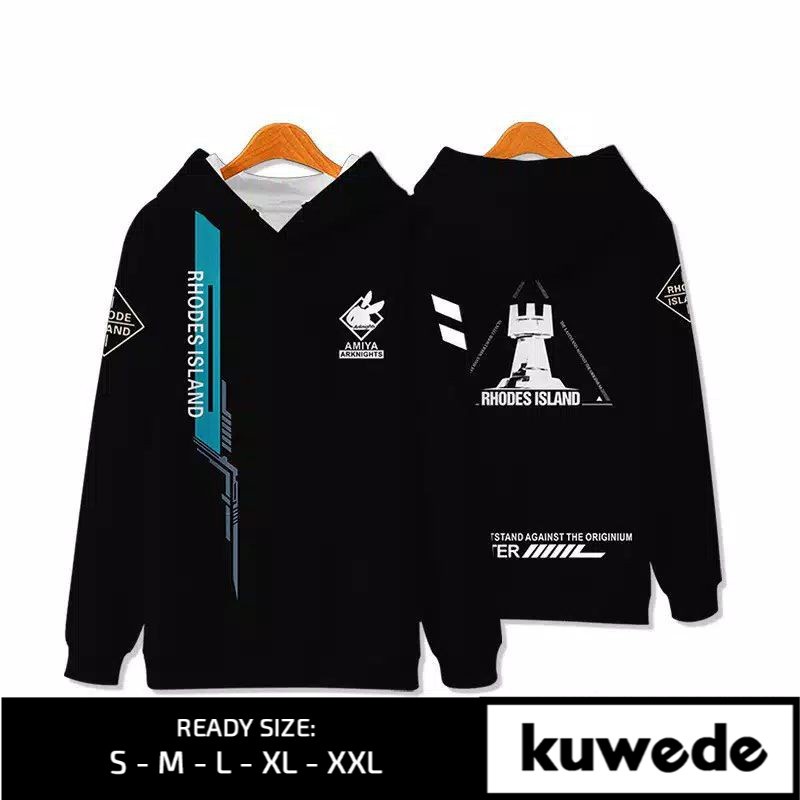 Hoodie Jaket Anime Arknight Amiya Rhodes Island