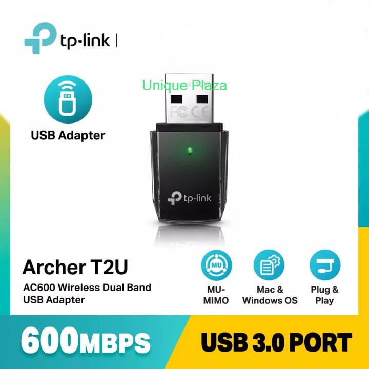 TP-LINK TPLink T2U AC600 Wireless Dual-Band USB Adapter