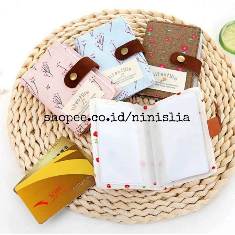 Dompet Emas Logam Mulia / Dompet Kartu Canvas / Dompet Emas Murah