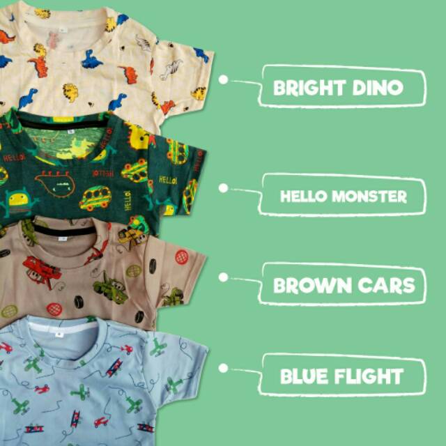  Kaos  anak  printed tee paling murah  XS Shopee  Indonesia