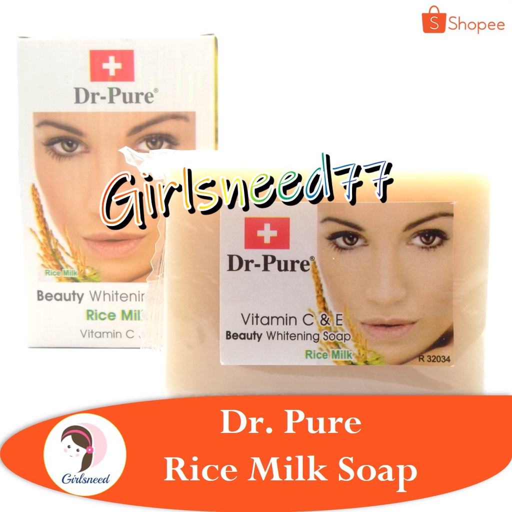 Dr. Pure Rice Milk Soap GIRLSNEED77