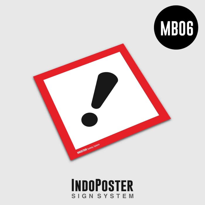 

Sticker K3 Label Simbol B3 Ghs Iritasi (Irritant)