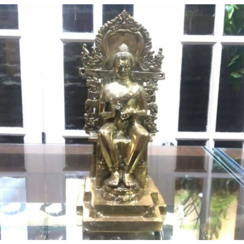 Jual Rupang Patung Buddha Mudra Memutar Roda Dhamma Kuningan Shopee Indonesia