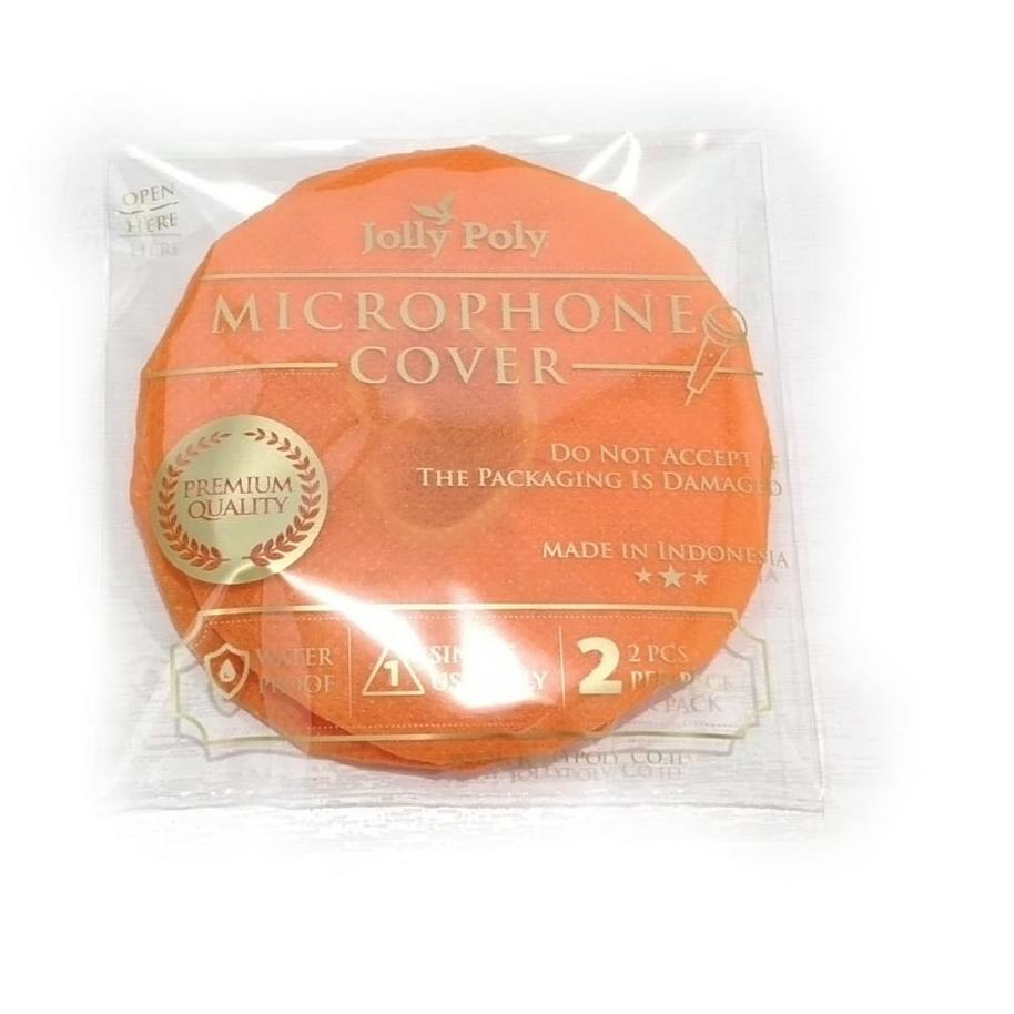 ✱ Cover mic 50pcs JOLLY POLY sarung mic /tisu mic / mic filter /Pelindung mic/penutup kepala mic ✻