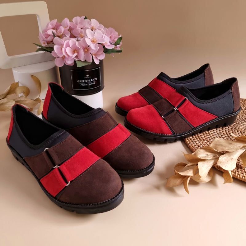 OXFORD Sepatu Flatshoes Pantofel Wanita Perempuan Cewek (FREE KAOS KAKI CANTIK)