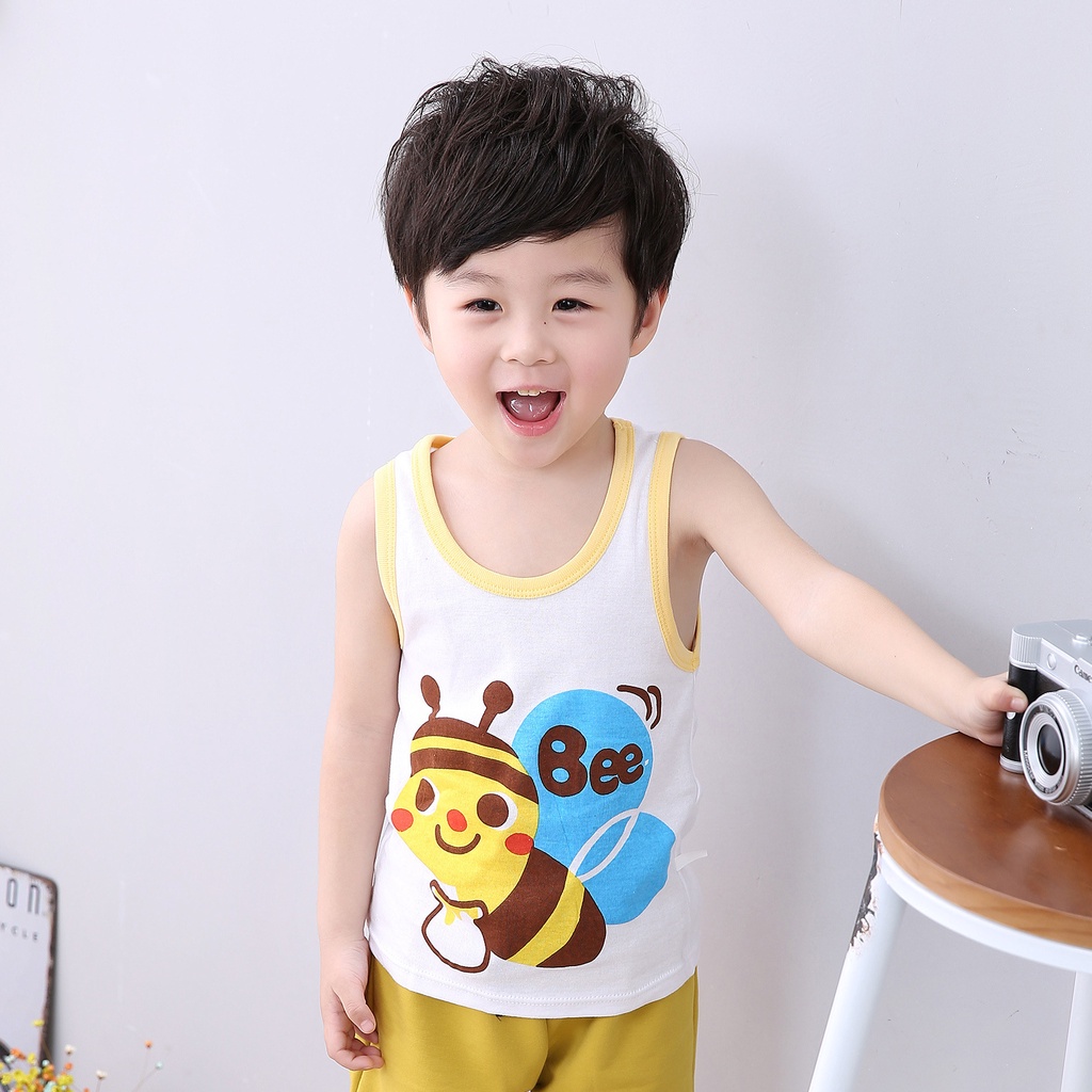 Singlet Anak Bayi Import | Kaos Dalam Anak Bayi Import | Tanktop Anak Import | Miniset Anak Import-Lebah