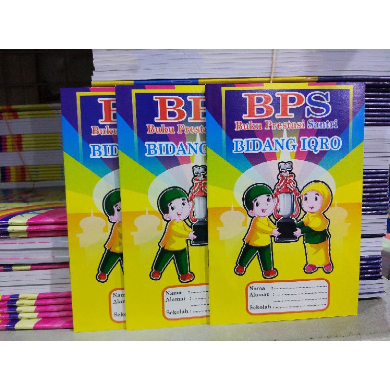 BPS Iqro'. Buku Prestasi Santri Iqro'