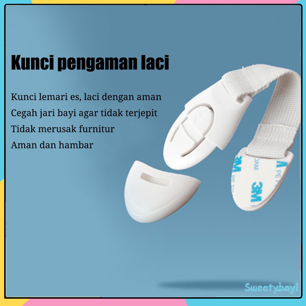 Sweetybayi Pengaman Laci Lemari Safe Lock Bayi Baby Safety Lock