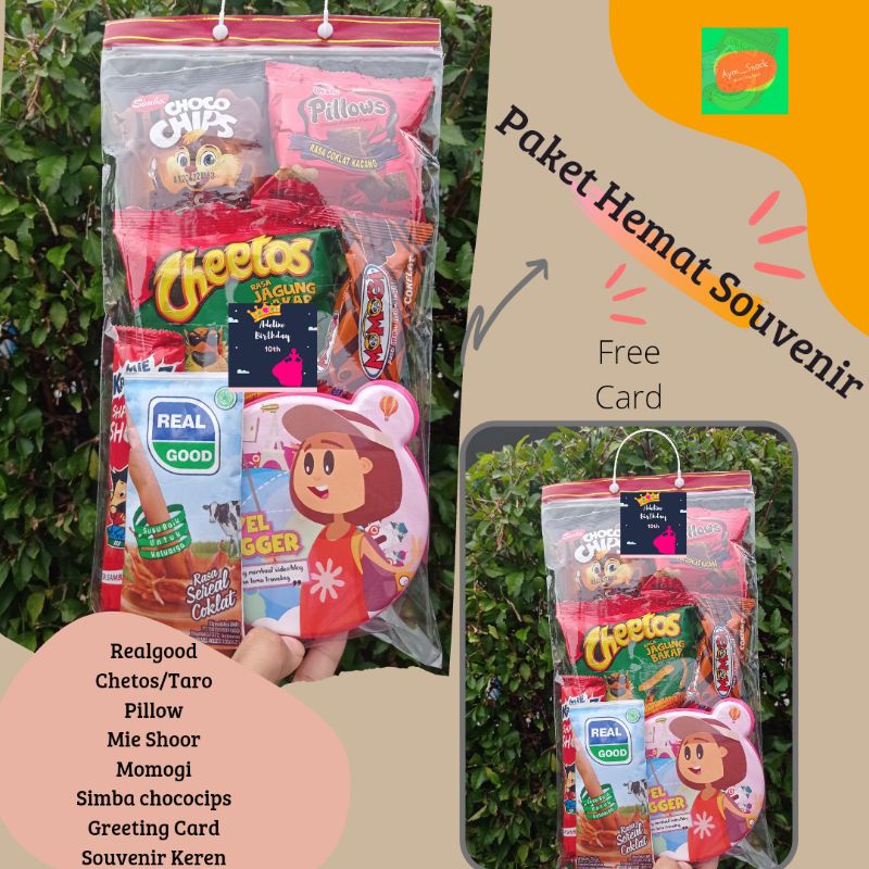 Snack Ulang Tahun Anak/Souvenir Ultah Anak/Paket Snack Ultah Anak/