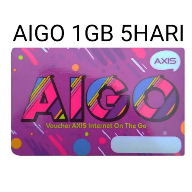 VOUCHER AXIS AIGO BRONET 1+ 5HARI