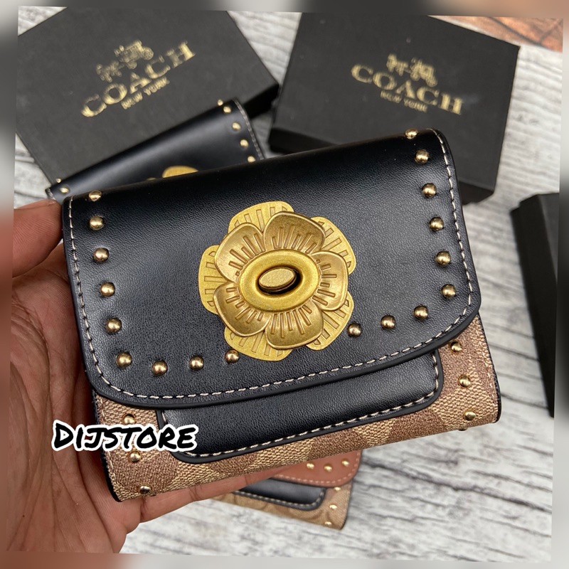 dompet coach Parker dompet wanita coach dompet wanita mini dompet kartu dompet koin dompet lipat