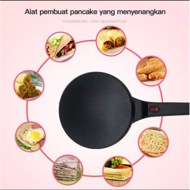 Jual Elektrik Crepes Maker Alat Pembuat Crepes Indonesia Shopee Indonesia