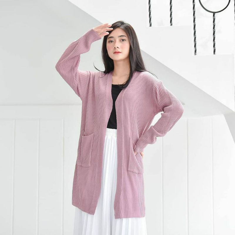 Cardigan / GRACIA / ATASAN CARDY RAJUT / OUTWEAR / CARDIGAN WANITA