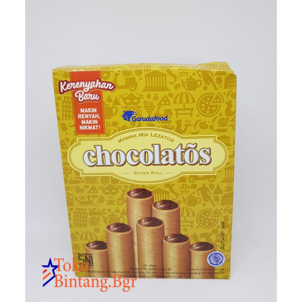 

Chocolatos - Classic Wafer Roll (24 x 9gr)