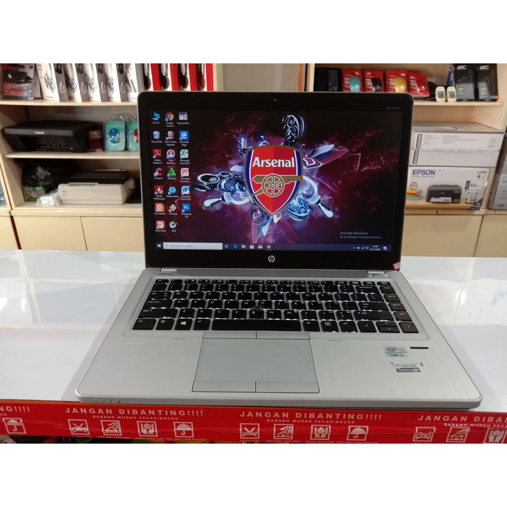 LAPTOP SECOND HP ELITEBOOK FOLIO 9470m Backlight Keyboard