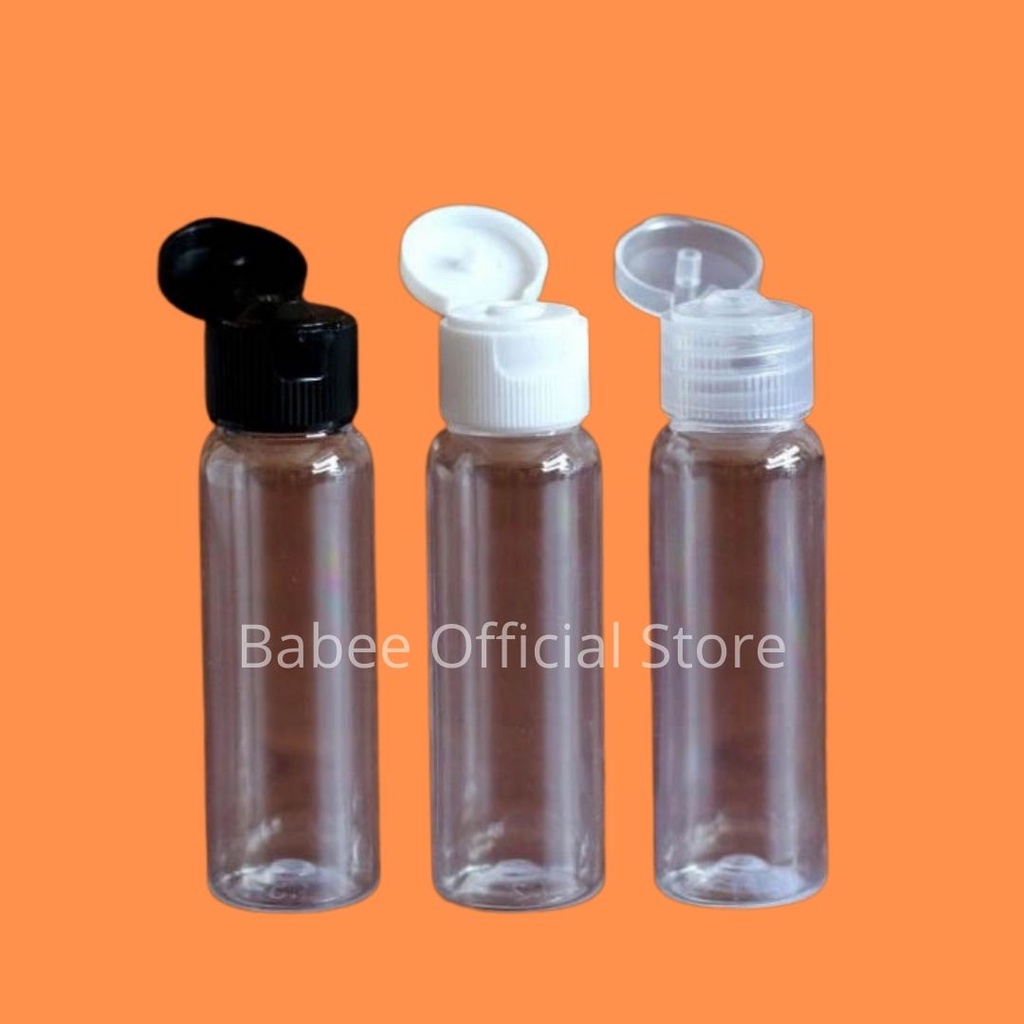 [HARGA GROSIR] BABEE BOTOL 30ML FLIPTOP BENING BAHAN TEBAL / BOTOL ISI ULANG LOTION