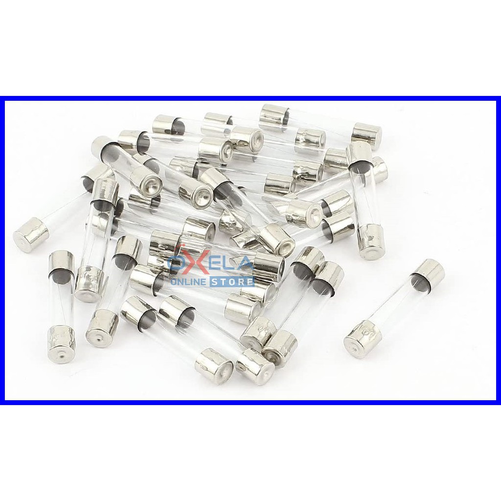 Fuse Kaca 0.5A 250V 5x20mm