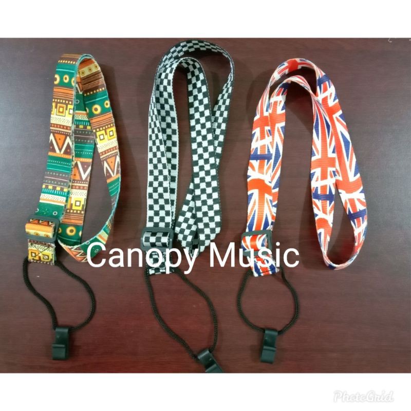 STRAP GITAR UKULELE MOTIF