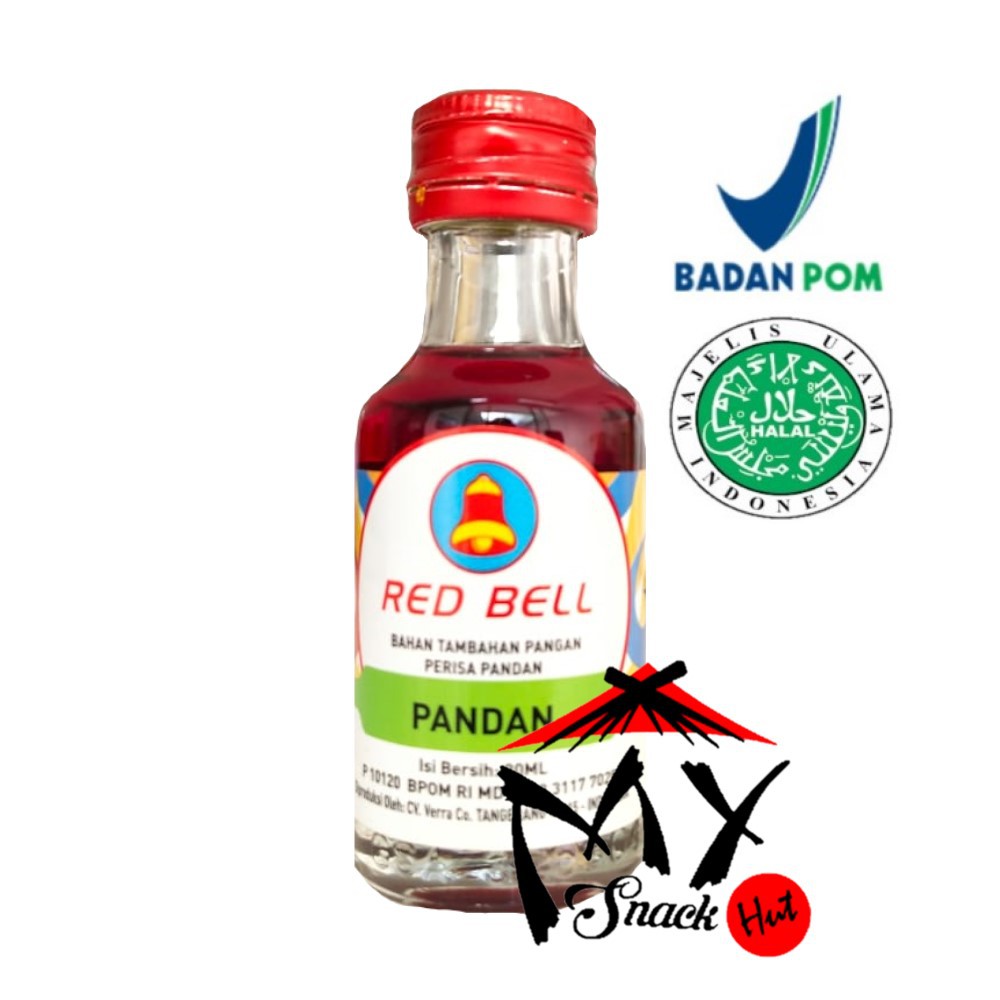 RED BELL FLAVOUR PANDAN 30ML - RED BEL ESSEN PANDAN FLAVOR - REDBELL ESEN ESSENCE PANDAN HALAL MUI