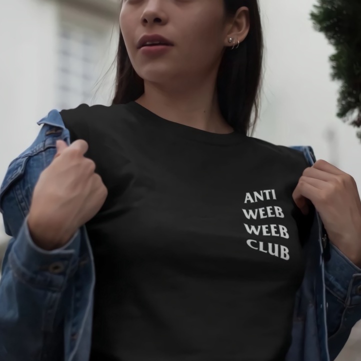 Tshirt Anti Weeb Weeb Club Premium Unisex