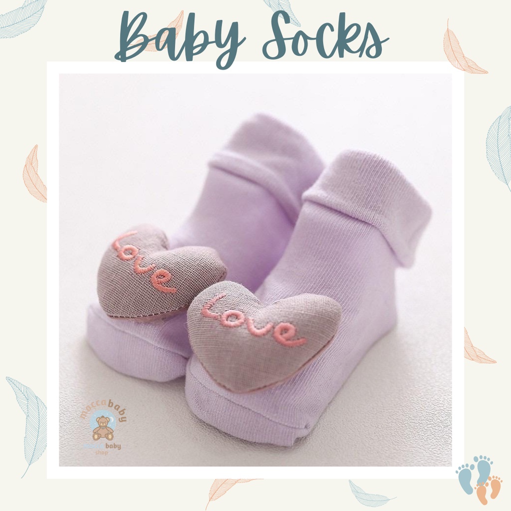 MBBS Kaos Kaki Anak Bayi Balita Lucu 3D Timbul / Baby Cute Socks / WOODLAND 02