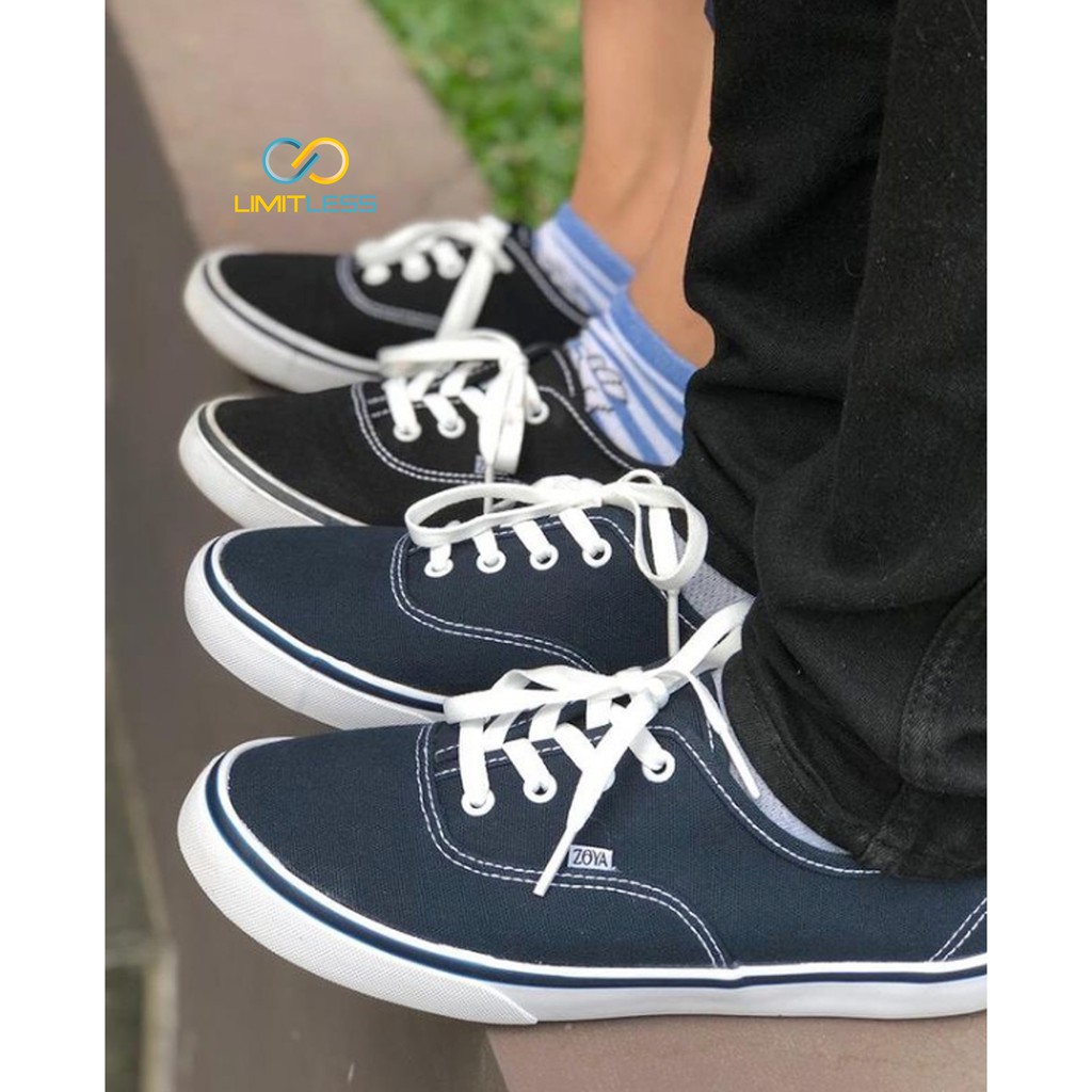 Super Promo Zoya Sepatu Wanita Canvas Sneakers Casual Wanita Korean Style ZOYA Bertali Vulcanized