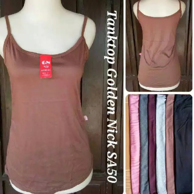 Tank Top Kaos Perempuan Golden Nick SA 50 & SA 51 / Singlet TankTop Wanita Cewek GN SA50 & SA51-3