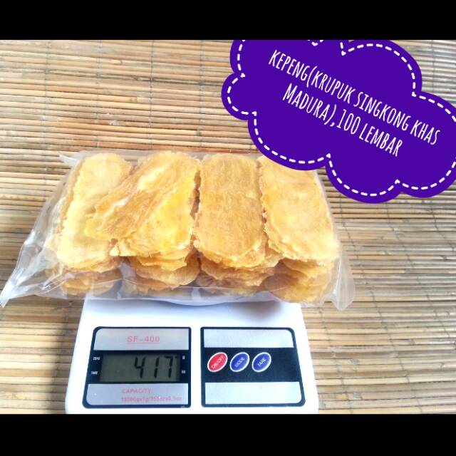 

KEPENG(KRUPUK SINGKONG)KHAS MADURA