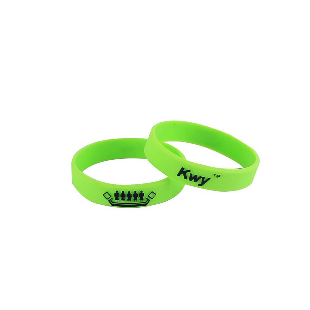 GELANG KARET RUBBER PRIA WANITA - KAWAY WB JUNK GREEN 2