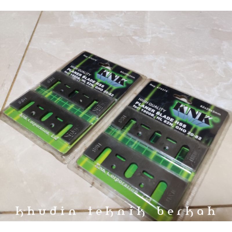 Mata Pisau Serut Kayu KNK 80x29x3 mm Planer Blade TCT 10 mm Japan