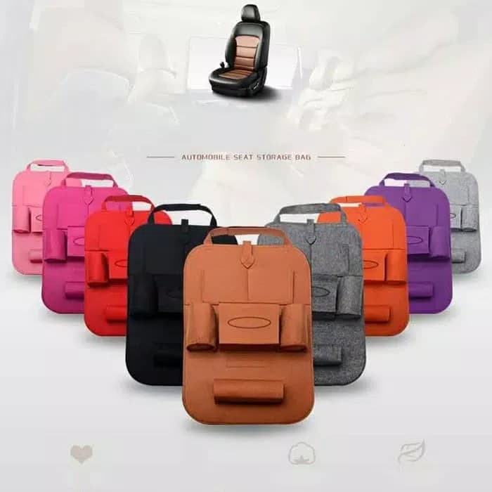 Tas Mobil Multifungsi di pasang dibelakang jok Car seat Organizer