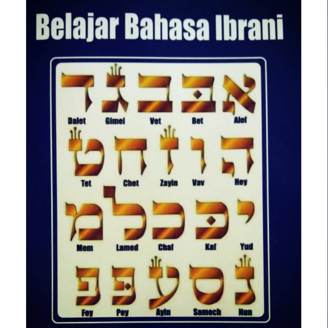 Buku Belajar Bahasa Ibrani Learn Hebrew | Shopee Indonesia