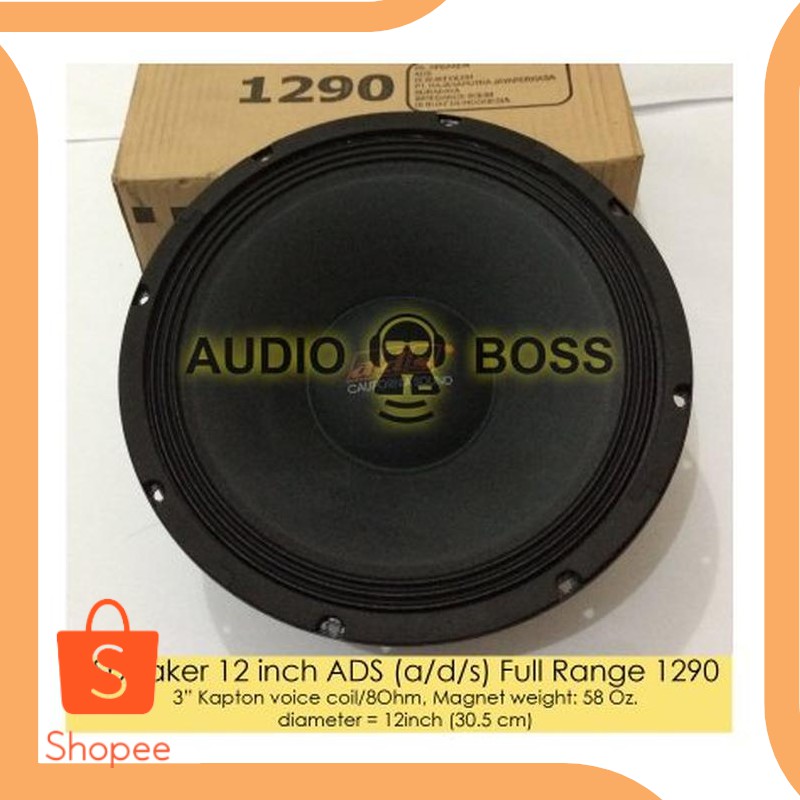 Promo last stok Speaker ADS Full Range 12 inch 1290 - Speaker ADS 12 inch  Limited