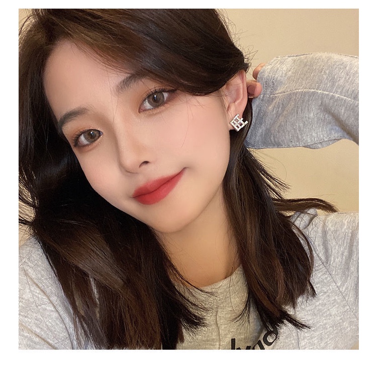 Anting Tusuk Sterling Silver 925 Gaya Retro Korea Untuk Wanita