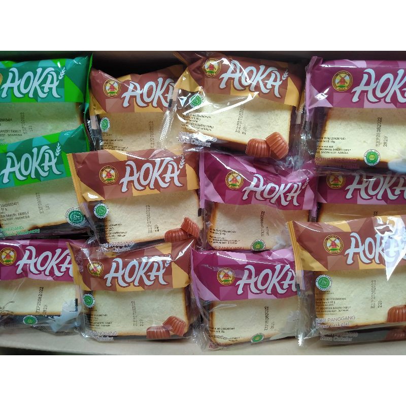 

Paket Roti AOKA Isi 10 biji kemasan praktis,mudah,cepat,murah/