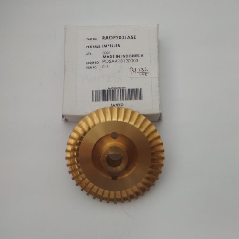 Impeller Pompa Air Sanyo PH 236AC/175C Ori