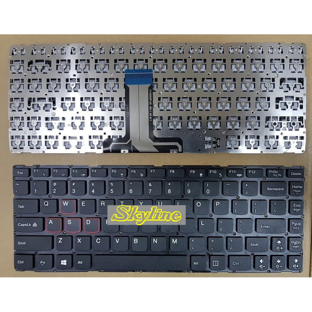 Keyboard Laptop Lenovo Erazer Y40 Y40-70 Y40-80