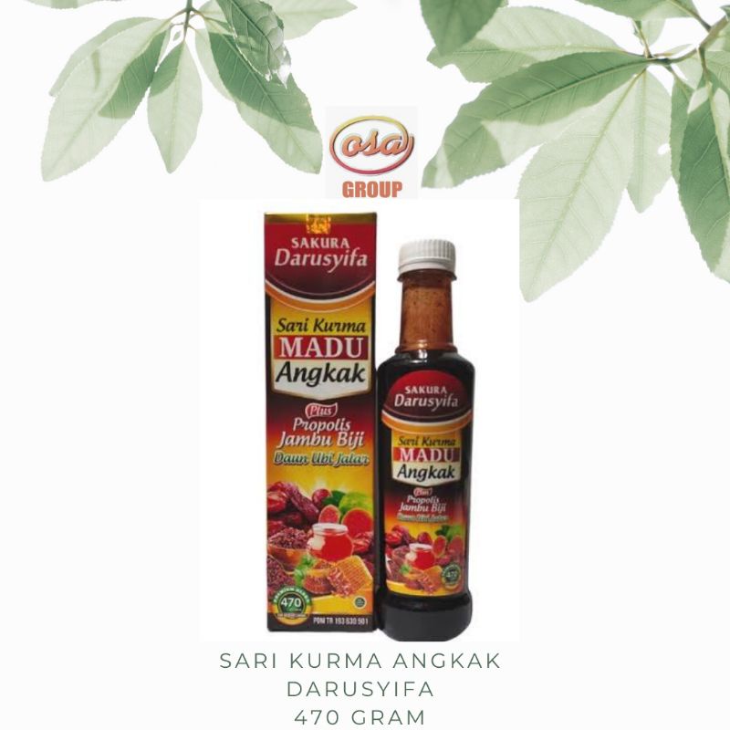 

Sari kurma madu angkak plus daun ubi jalar darusyifa untuk dbd