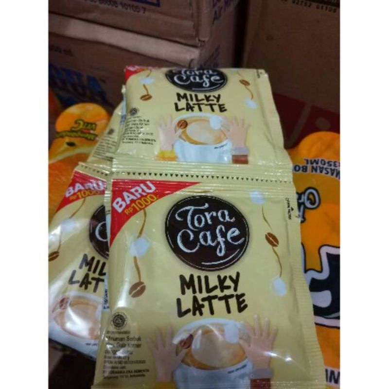 TORA CAFE MILKY LATTE 22GRAM [RENCENG]